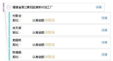 福建省晉江青陽益康茶葉加工廠